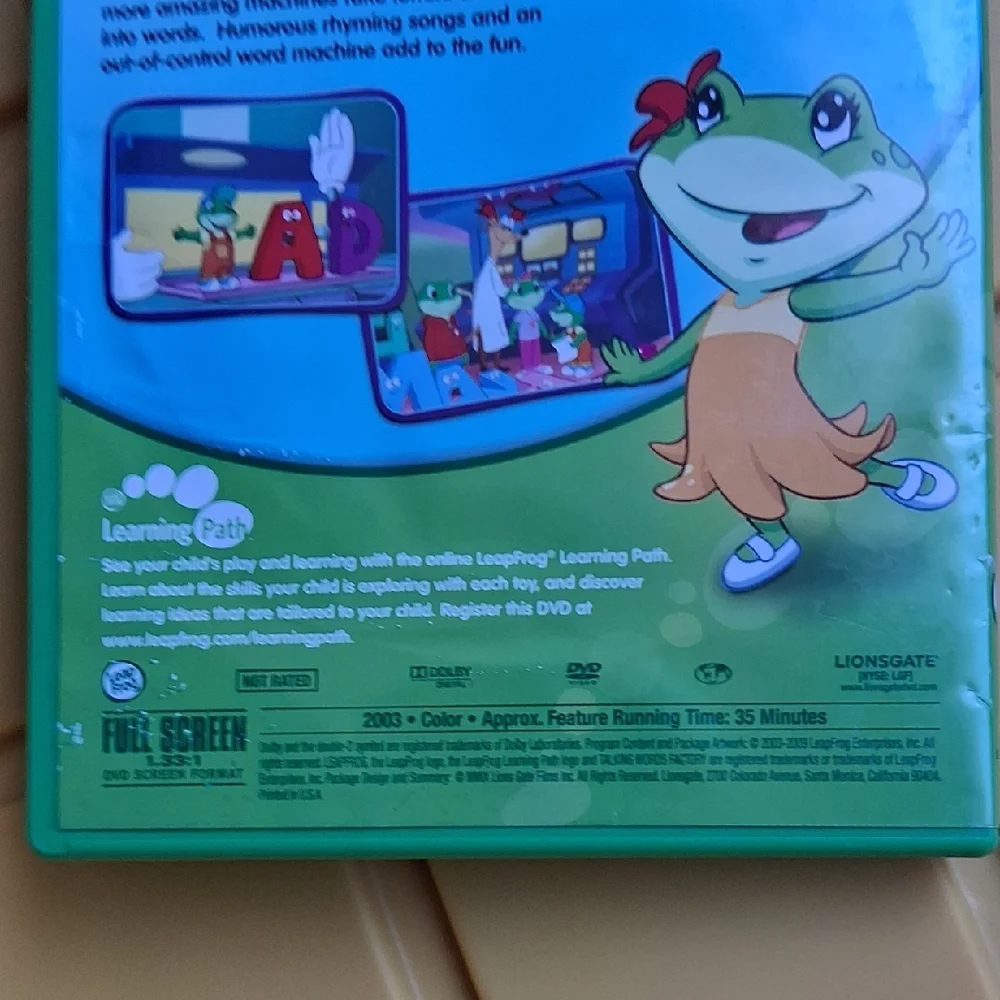 Leap Frog Learning Toy Talking Words Factory
